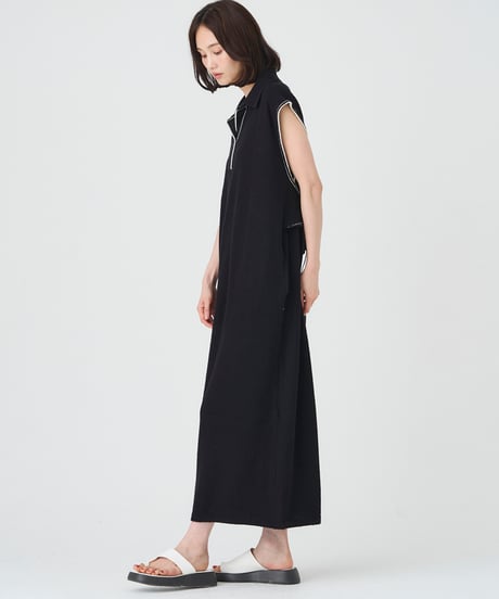 COTTON MINI BOUCLE　KNIT DRESS