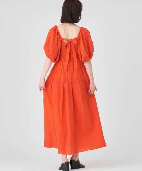 SMOCKING CHECK DRESS