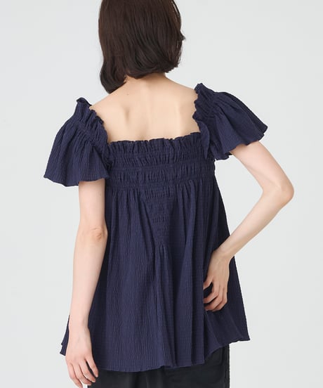 SHRINK CHECK BLOUSE