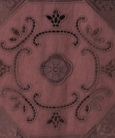COTTON/ LINEN CUTWORK LACE EMBROIDERY SKIRT