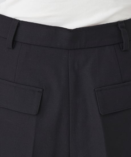 LINEN-LIKE COTTONDOUBLE WEAVE CULOTTES