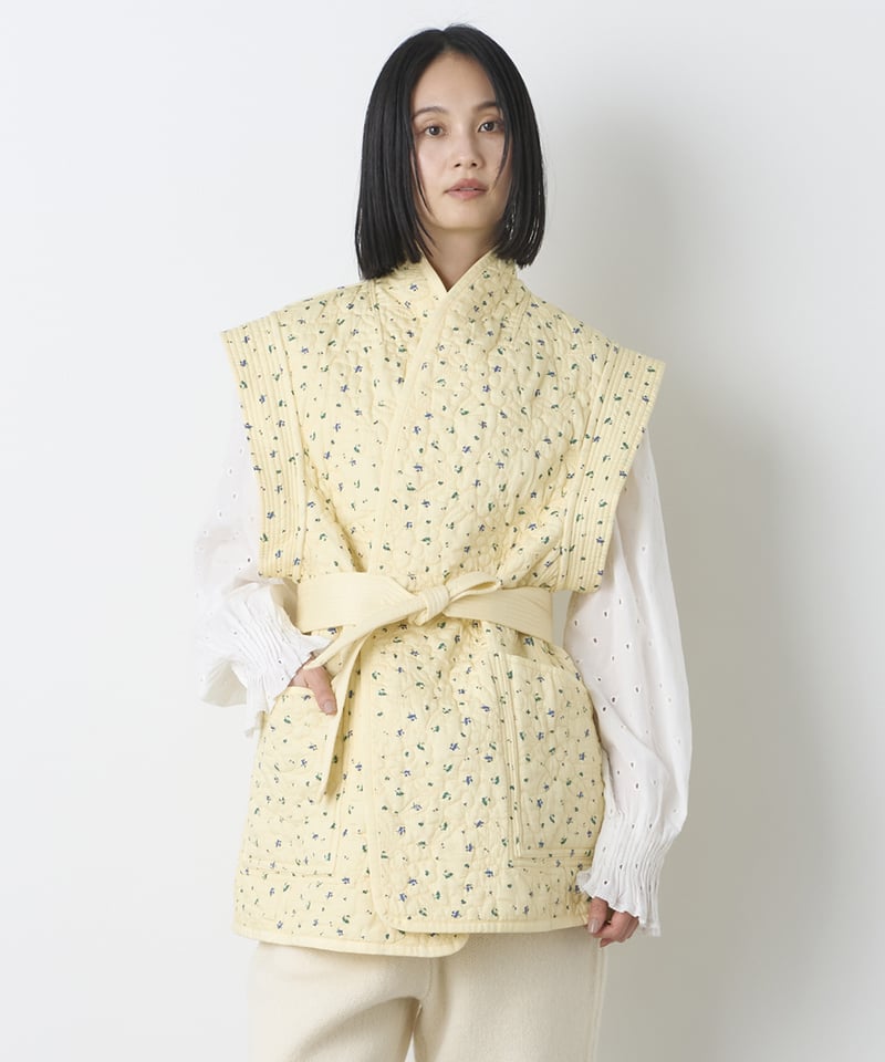 REVERSIBLE QUILTING EMBROIDERY VEST | venit