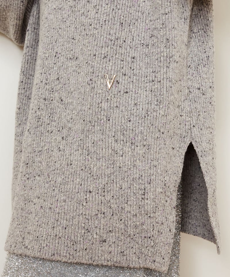 COLOR NEP KNIT PULLOVER | venit