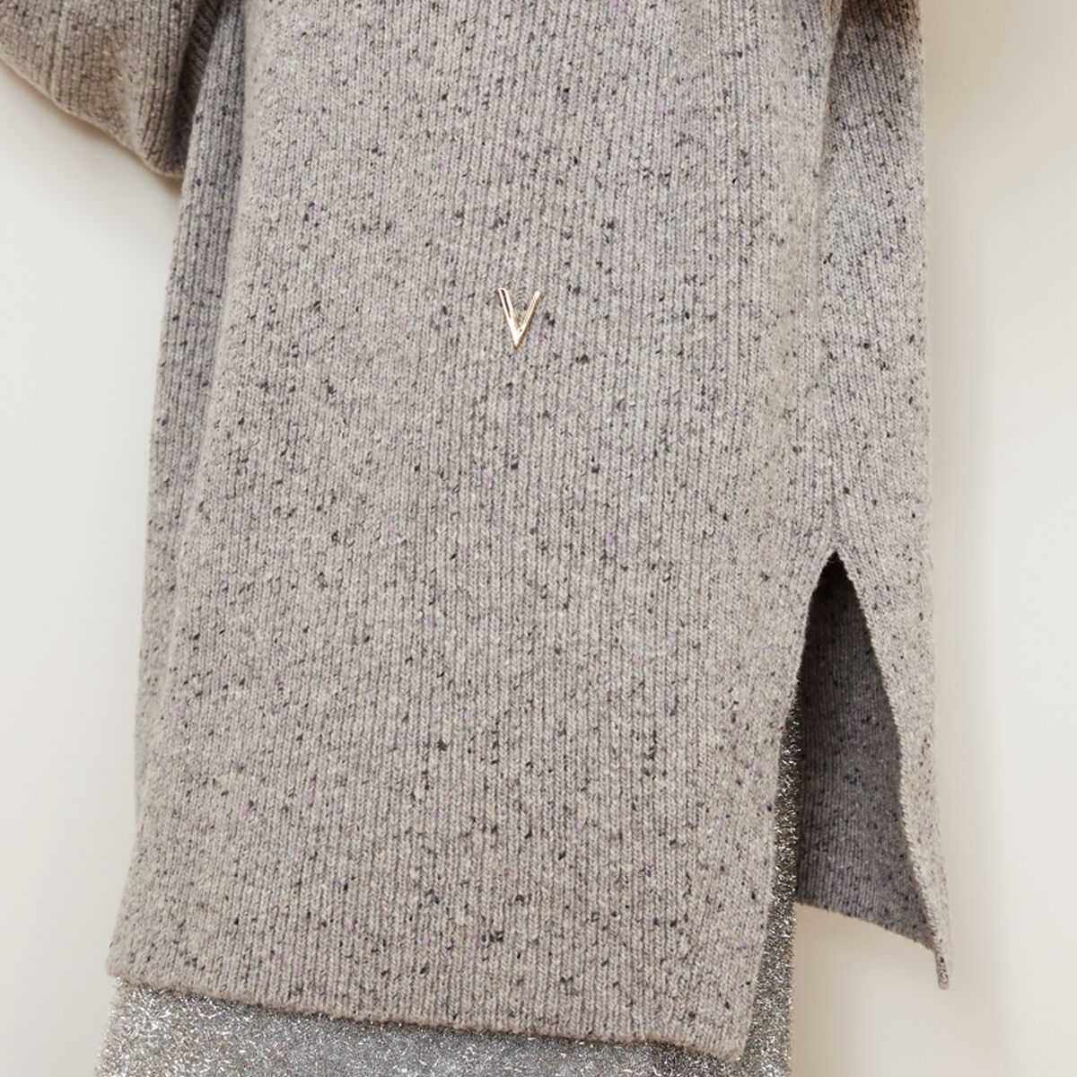 COLOR NEP KNIT PULLOVER