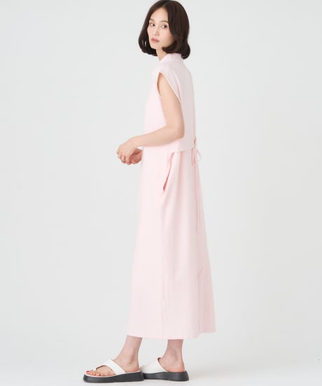 COTTON MINI BOUCLE　KNIT DRESS