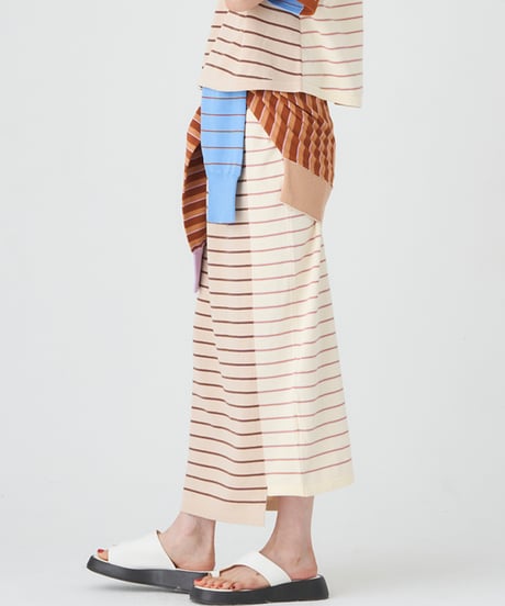 CRAZY BORDER  SKIRT/DRESS