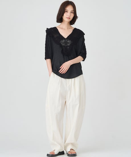 CROCHET KNIT  PULL OVER