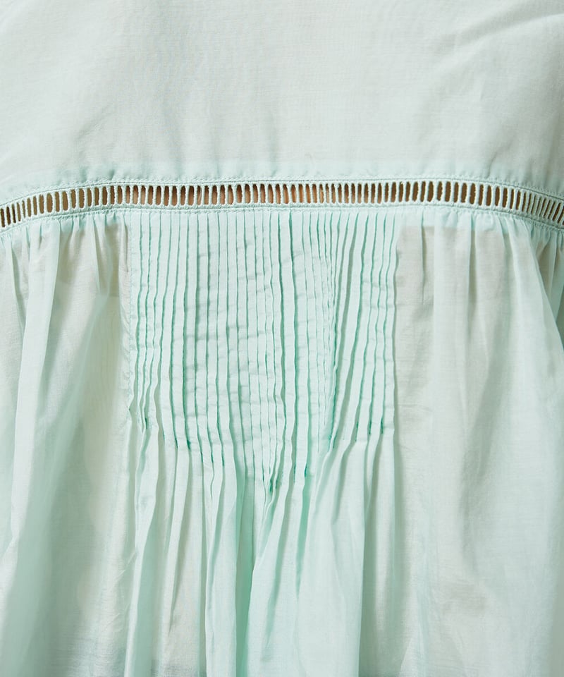SILK COTTON PINTUCK BLOUSE | venit