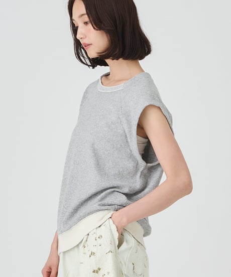 COTTON MINI BOUCLE　PULL OVER