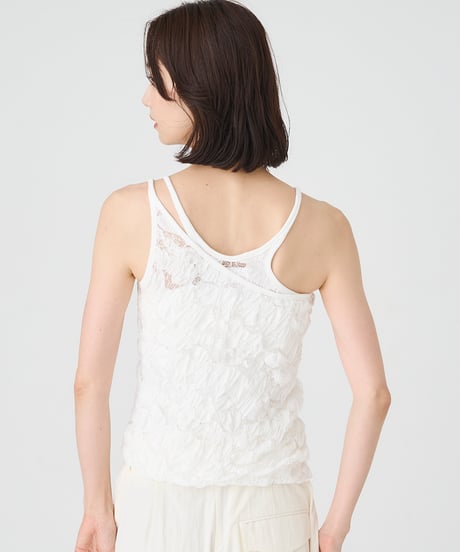 WAVE　DOT TULLE　TANK TOP