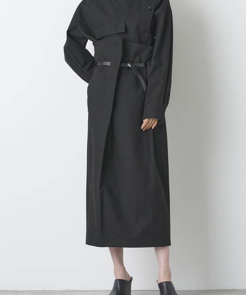 ORGANIC SILK SLUB WASHER SKIRT | venit