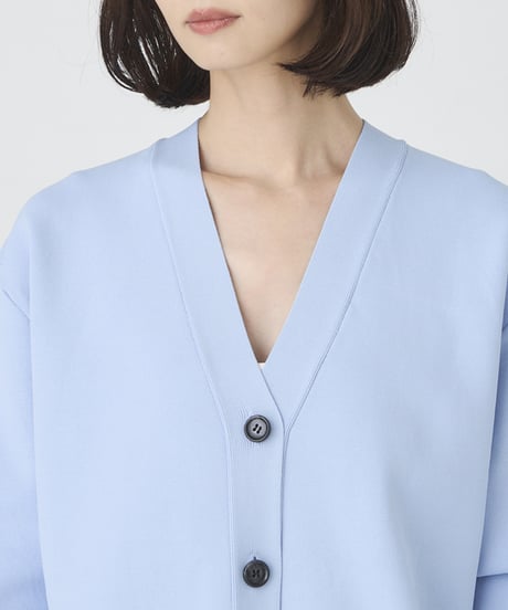 HIGH TWIST KNIT　 襟付きCARDIGAN