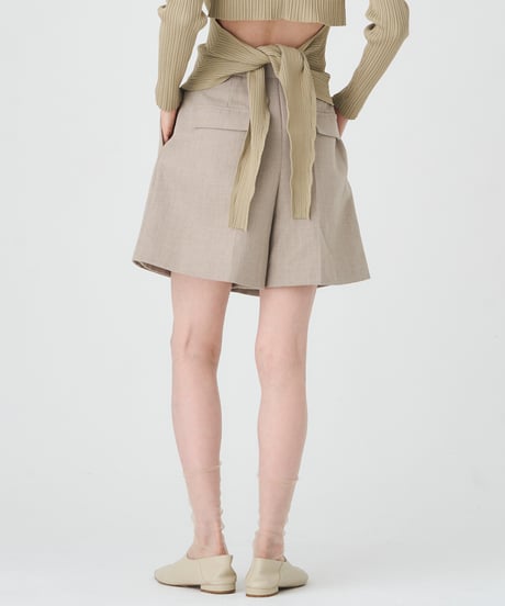 LINEN-LIKE COTTONDOUBLE WEAVE CULOTTES