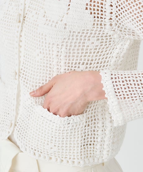 CROCHET KNIT  JACKET