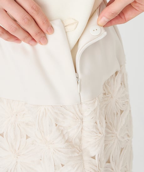 FLOWERS MINI SKIRT