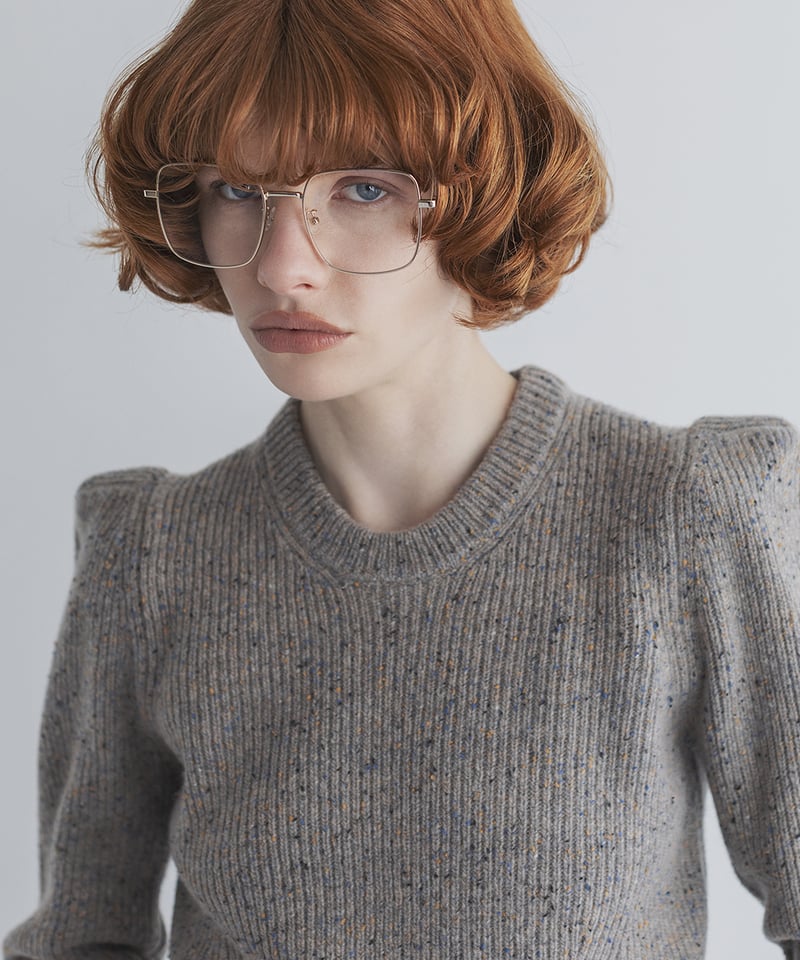 COLOR NEP TWEED PULLOVER | venit