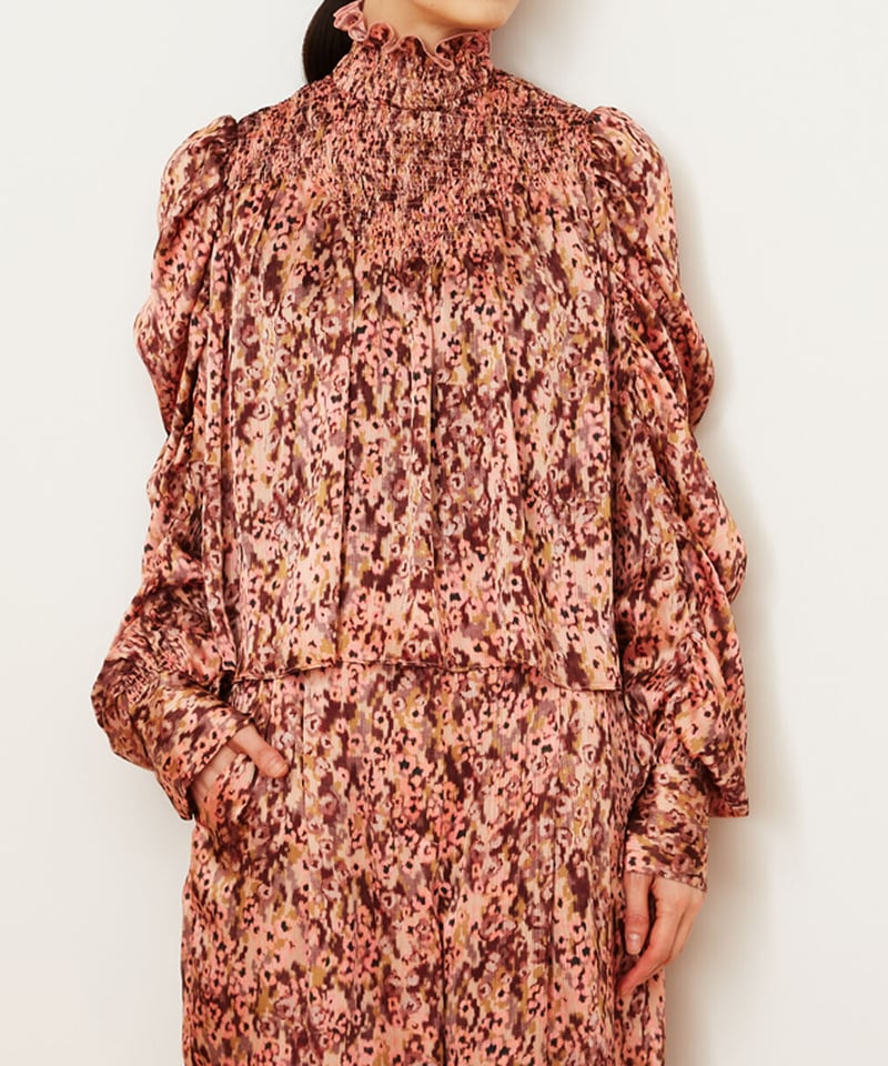 SENSITIVE FLOWERS PRINT BLOUSE | venit