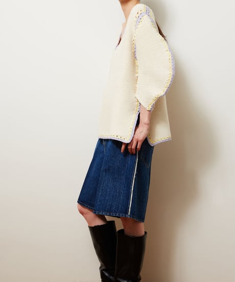 COTTON BLEND LILY KNIT TOPS