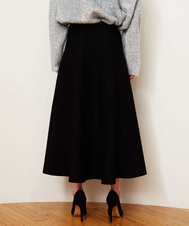 Venit Double Face Skirt Black Size:38スカート