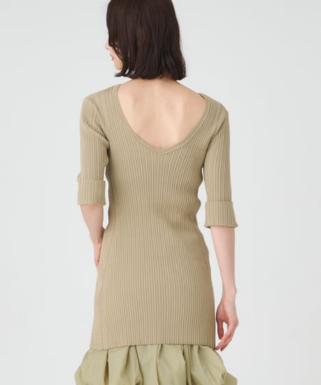 ACETATE COTTON RIB　 PULLOVER