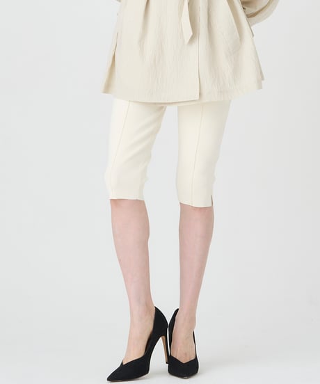 HIGH TWIST KNIT CAPRI　 PANTS