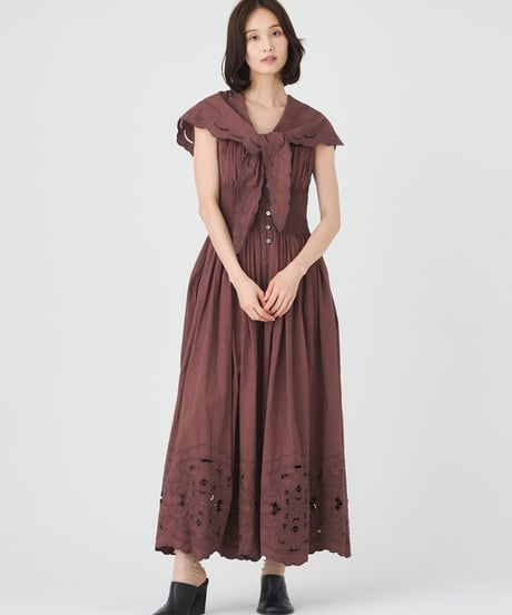 COTTON/ LINEN CUTWORK LACE EMBROIDERY ALL-INｰONE