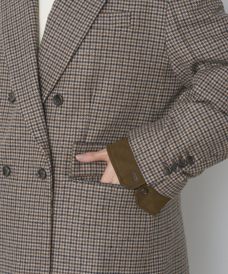 CHECK WIDE JACKET | venit