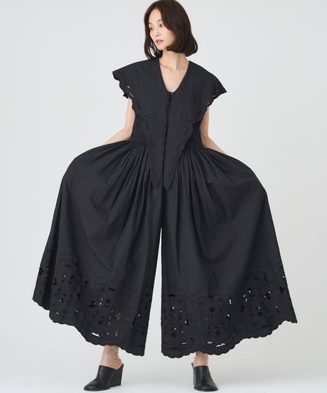 COTTON/ LINEN CUTWORK LACE EMBROIDERY ALL-INｰONE