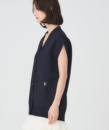 HIGH TWIST KNIT　 VEST