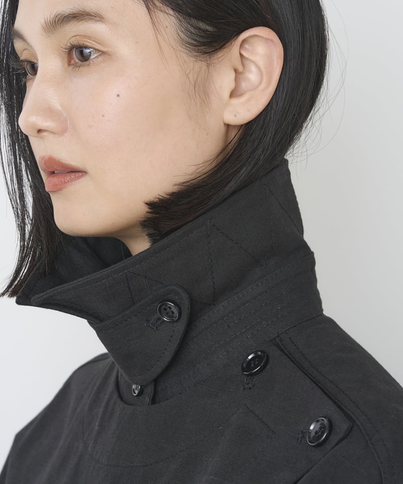 ORGANIC SILK SLUB WASHER SHIRT JACKET | venit