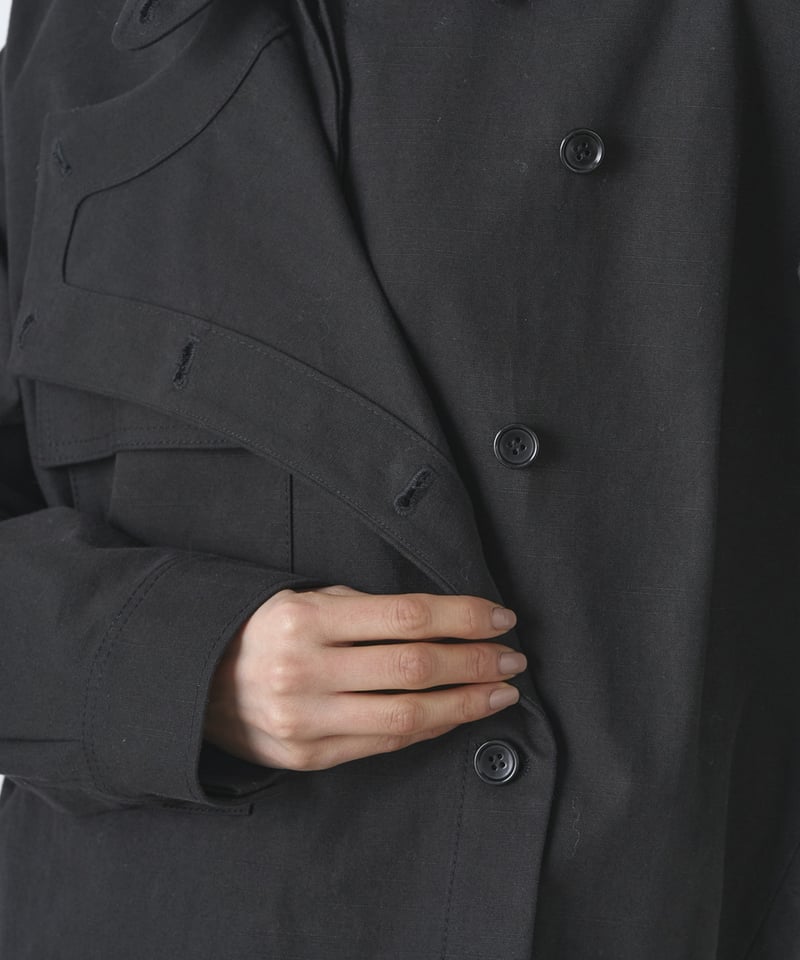 ジャケット・アウター venit ORGANIC SILKSLUBWASHERSHIRT JACKET