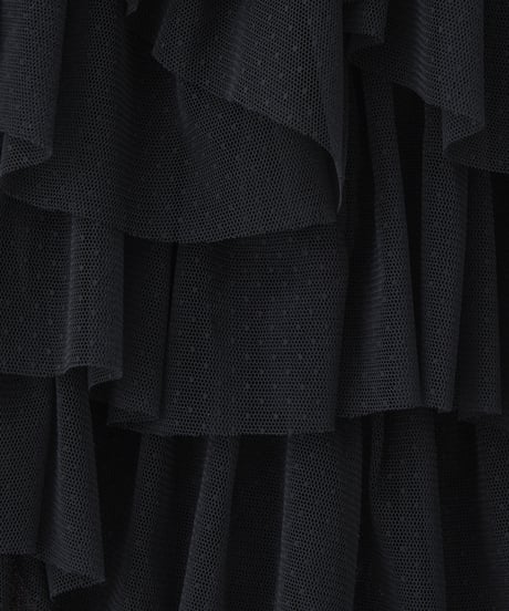 DOT TULE TIERED SKIRT