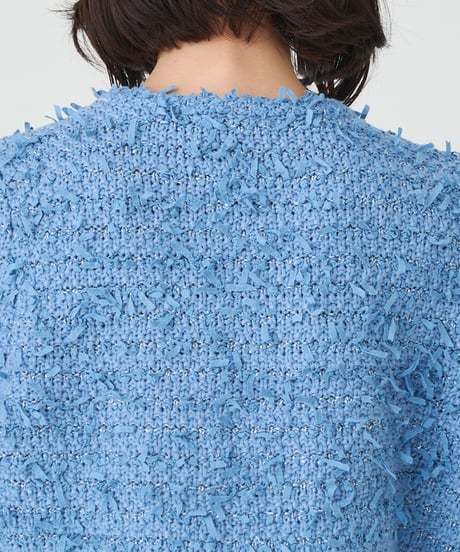 TAPE YARN KNIT JACKET