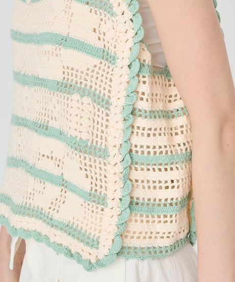 CROCHET KNIT  CAMISOLE