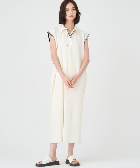COTTON MINI BOUCLE　KNIT DRESS