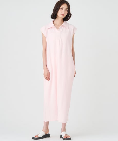 COTTON MINI BOUCLE　KNIT DRESS