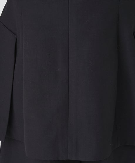 LINEN-LIKE COTTONDOUBLE WEAVE JACKET