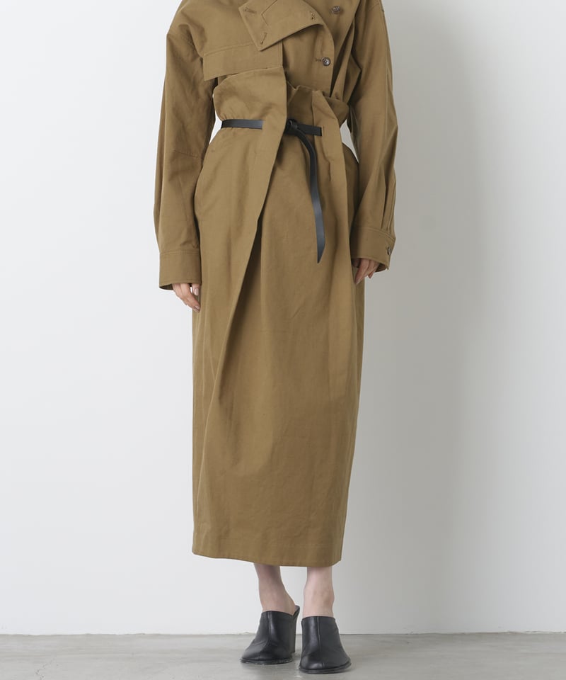 ORGANIC SILK SLUB WASHER SKIRT | venit