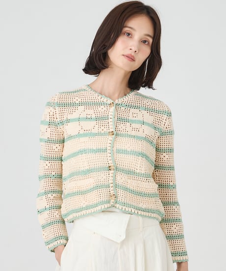 CROCHET KNIT  JACKET