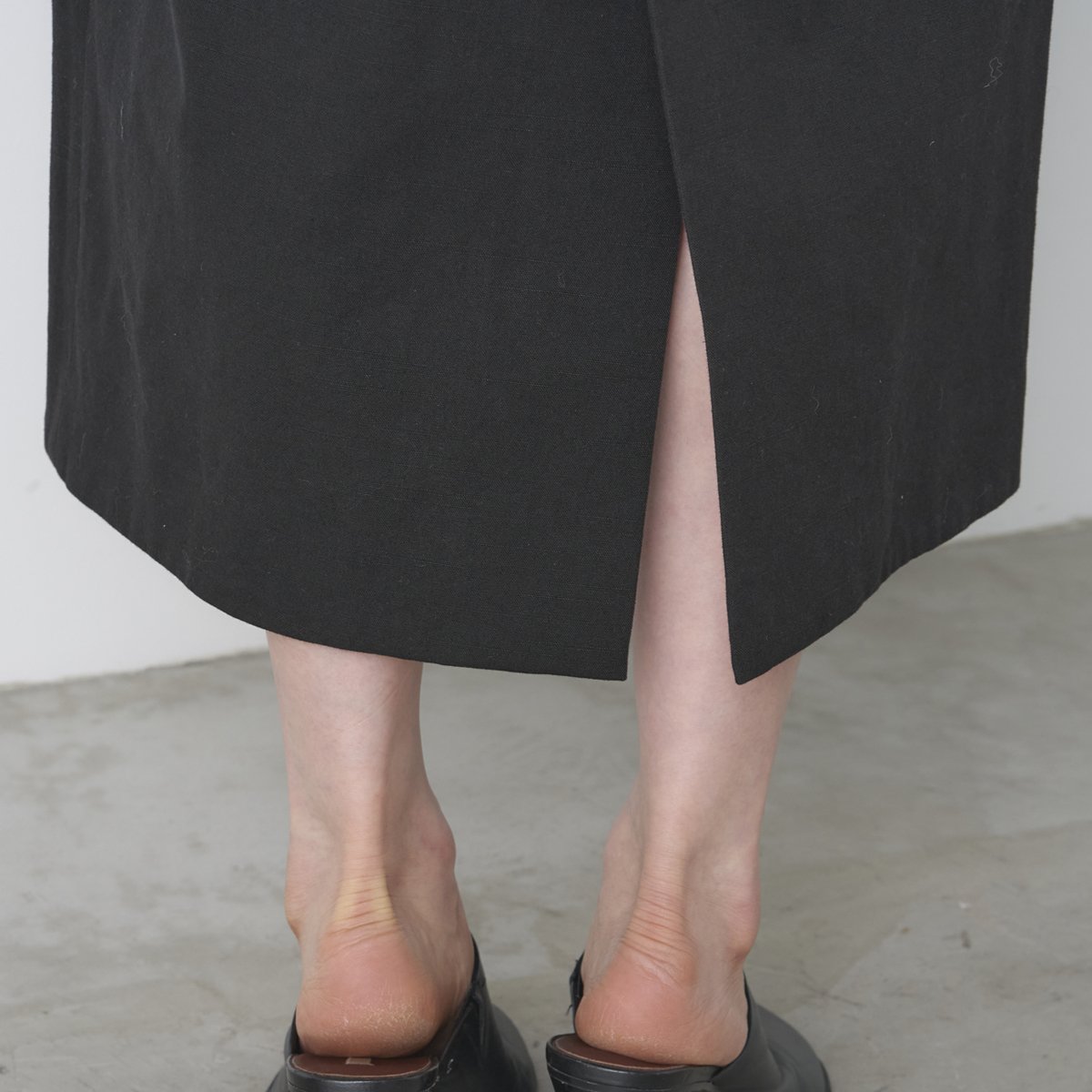 ORGANIC SILK SLUB WASHER SKIRT | venit