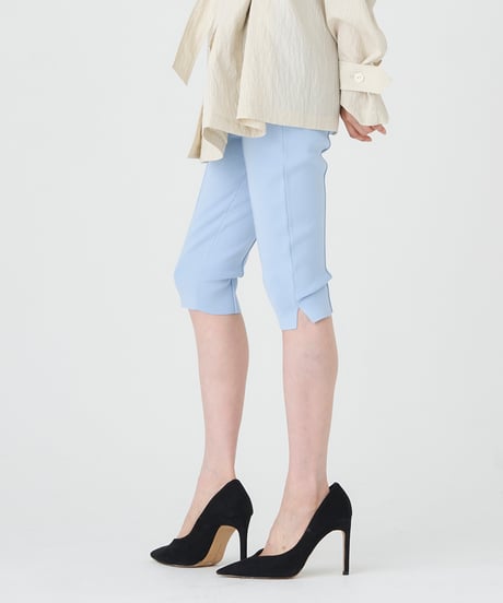 HIGH TWIST KNIT CAPRI　 PANTS
