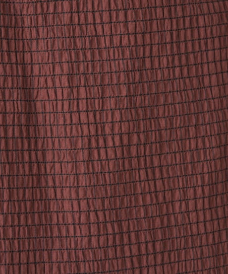 SHRINK CHECK BLOUSE
