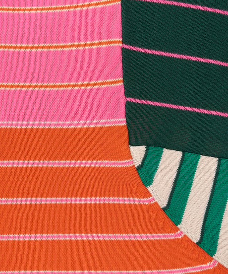 CRAZY BORDER POLO　KNIT