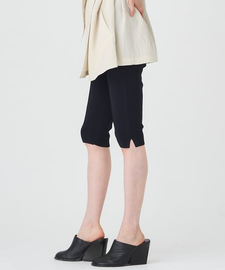 HIGH TWIST KNIT CAPRI　 PANTS