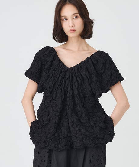 WAVE　DOT TULLE　BLOUSE