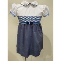 春夏スモッキングワンピース　　　９０　４色