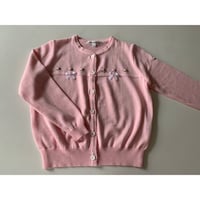 子供カーディガン　春夏　ピンク　LL (130)