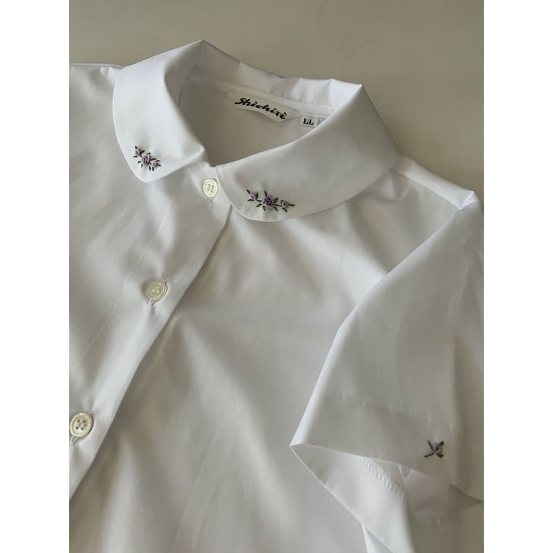 子供ブラウス 半袖 L L（130) | Shichiri（七里久美子）