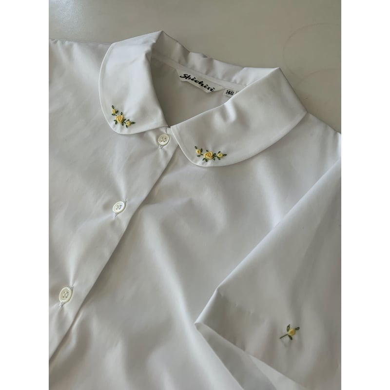 子供ブラウス 半袖 M（120） | Shichiri（七里久美子）