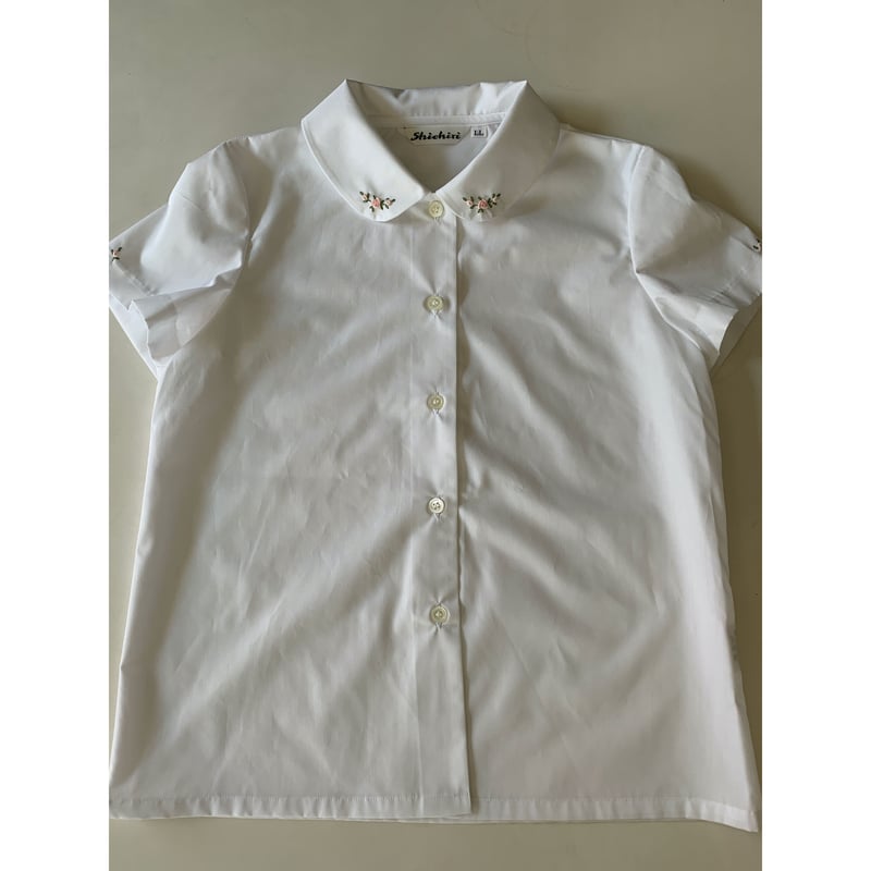 子供ブラウス 半袖 L L（130) | Shichiri（七里久美子）